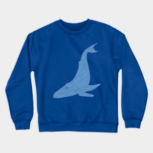 Blue Whale Crewneck Sweatshirt